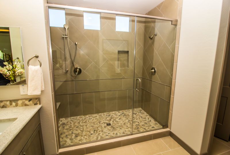 Contemporary Shower Area Upgrade